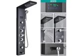 Apparecchio Doccia A Led, Display Della Temperatura, Sistema Di Massaggio Per Il Corpo, Nero 8009