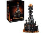 LEGO Icons Der Herr der Ringe: Barad-dûr, Bauset für Erwachsene mit den Minifiguren Sauron, Gothmog, Ork, Frodo, Sam und Gollum, Erinnerungsstück zum Film, Sammlerstück für Fans 10333