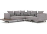 Soggiorno Grigio Divano A L Divano Angolare Di Design Tessile Lusso Jvmoebel