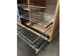 Cestello Portaoggetti In Filo Metallico Per Armadio Unis - Profondità 60 Cm