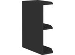 Armadietto Inferiore Ad Angolo Agafija - Larghezza 30 Cm, Nero