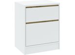 Comodino Sherman - Rovere Artisan / Bianco