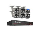 Sistema Di Telecamere Di Sicurezza, Risoluzione 4K Hd, Audio Bidirezionale, Nessuna, Telecamera 8CH 6 Pezzi 5MP