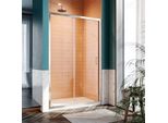 Sonni Cabina Doccia 110 X 185Cm Cabina Doccia A Porta Scorrevole Vetro 5Mm Esg