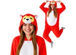 Pigiama Onesie Kigurumi Costume Travestimento Akita L: 165 - 175Cm