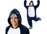 Pigiama Kigurumi Costume Squalo Blu L: 165-175Cm