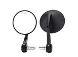 Specchietto Per Moto, Design Bar-End Rotondo, Montaggio Universale, Rotondo