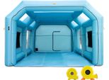 Vevor Cabina Di Verniciatura Gonfiabile Portatile, 7 X 4 X 2,5 M Cabina Di Verniciatura Gonfiabile, Tenda Per Verniciatura Auto Con Sistema Di Filtraggio Dell'aria E 2 Soffiatori, Tenda Per Cabina Di Verniciatura Migliorata, Postazione Di Verniciatura Auto