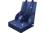 Sessamen-Lp Sedia Booster Sedia Da Pranzo Bambino Seggiolone Tavolo Sedia Cuscino Bambini Seggiolino Sedia Cuscino Con Cintura Di Sicurezza Regolabile Seggiolino Booster, Blu