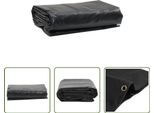 The Living Store Abdeckplane Anthrazit 4X7 M 650 G/M²