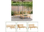 The Living Store Set Di Divani Da Giardino In 3 Pezzi Realizzati Con Pallet In Legno Massiccio Di Acacia