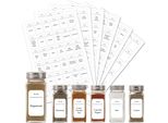 Inf Etichette Per Barattoli Di Spezie, Impermeabili, Resistenti All'olio, Lavabili In Lavastoviglie