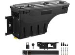 Cassetta Portaoggetti Per Camion - Coperchio Con Serratura - Cassetta Porta Attrezzi Impermeabile In Abs - 6,6 Gal / 20 L Con Lucchetto Con Password - Compatibile Con Dodge Ram 1500 2019-2021 - Lato Guida - Nero