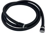 Inf Tubo Doccia Da 2 M - Silicone Resistente Al Calore Nero