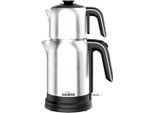 Bollitore Doppio In Acciaio Inox Bollitore Da 1,7/1 Litro 2200W Argento
