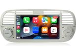 2+64G Android13 Carplay Per Fiat 500 2007-2015 Swc Autoradio Gps Navi Bt Wifi Usb Dsp Fm Swc Android Auto