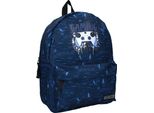 Skooter Zaino Blu Ergonomico, Spazioso E Con Tasche Con Zip Zaino Per La Scuola