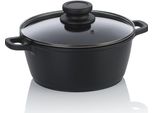 Casseruola, 1,7 L, Con Coperchio, Nera, Antiaderente, Senza Pfas/Ptfe, In Alluminio Fuso - Kela | Atura
