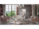 Set Di Divani Divano Chesterfield Di Design Poltrona Di Lusso Tavolino Da Caffè 6 Pezzi
