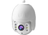 Telecamera Di Sorveglianza Per Esterni, Funzione Pan/Tilt A 360°, Visione Notturna A Colori, 8 Mp, Spina Ue