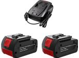 Batteria Di Ricambio, 18V, Capacità 6000Mah, 2 Batterie 1 Caricatore