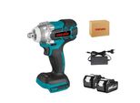 Avvitatore A Impulsi Elettrico, Coppia 520Nm, Motore Brushless, 2 Batterie Spina Ue