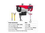 Argano Elettrico Senza Fili, Capacità Di Carico 1000 Kg, Potenza 1600 W, 220V 1320 Libbre