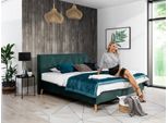 Letto Di Design In Velluto Letti Tessili Di Lusso Camera Da Letto Matrimoniale 200X200Cm Struttura Del Letto