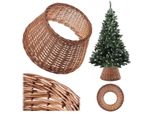 Gonna Per Albero Di Natale Kadax In Vimini Naturale, 46,5 Cm