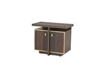 Credenza Marrone Con Ante Unicolor Studio Moderno Armadio Archivio