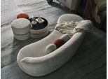 Gruppo Pouf Pouf Seduta Pouf 3 Pezzi Set Pouf Tavolino Sgabello Tavolo Moderno