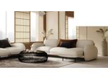 Modernes Ecksofa L-Form Couch Stoffmöbel Wohnzimmermöbel Design Sofas