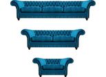 Set Di Mobili Da Salotto Set Di Divani A 3 Pezzi Imbottiti Arredamento Chesterfield