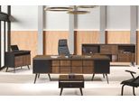Mobili Da Studio Completi Scrivania Ufficio 4 Pezzi Legno Marrone