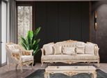 Set Di Divani Chesterfield Di Lusso 3+1 Posti Divano Classico Barocco Sedile Imbottito