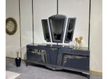 Credenza Cassettiera Moderna Mobile Credenza Con 3 Specchi Spazio Di Archiviazione Barocco