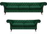 Set Di Divani 2 Pezzi Divani Chesterfield Divani Da Salotto 3+2 Mobili Imbottiti