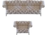 Set Di Divani Bianchi Da Salotto Divano Chesterfield Divano A Tre Posti Poltrona Nuova