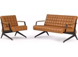 Suite Studio Marrone Chiaro Poltrona Biposto Suite Ufficio 2+1