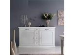 Cassettiera Di Lusso Bianca Credenza In Legno Mobile Soggiorno Italia