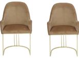 Sedia Oro Sala Da Pranzo Design Sedie Tessili Mobili Poltrona Di Lusso Nuovo