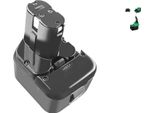 Batteria Ricaricabile Per Hitachi EB1212S, Capacità 3500Mah, Tecnologia Ni-Mh, 1 Pezzo Di Pasta