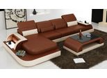 Set Divano Imbottito Grande Xxl Divani Divani Divano Zona Giorno Divano Angolare + Tavolo