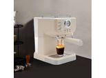 Espressomaschine, Espressomaschine mit Milchaufschäumer, Kompakte Espresso-Kaffeemaschine