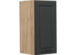 Vicco Pensile Da Cucina R-Line, 30 Cm, Antracite Casa Di Campagna/Quercia Dorata
