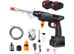 Idropulitrice A Batteria, 21V, Pressione Massima 30 Bar, Set B - 2 Batterie, Alimentazione A Batteria