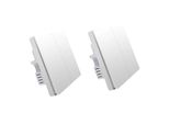 Interruttore A Parete, Connettività Zigbee, Design A Risparmio Energetico, 2X No Neutro 2 Tasti