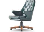 Sedia Da Ufficio Verde Ufficio Chesterfield Bottoni Pelle Classica Studio