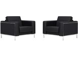 Poltrona 1 Posto Lounge Tessile Mobili Da Ufficio Di Lusso 2X Poltrona Design Poltrona Moderna
