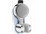 Inf Supporto Migliorato Per Soffione Doccia Con Ventosa, Argento